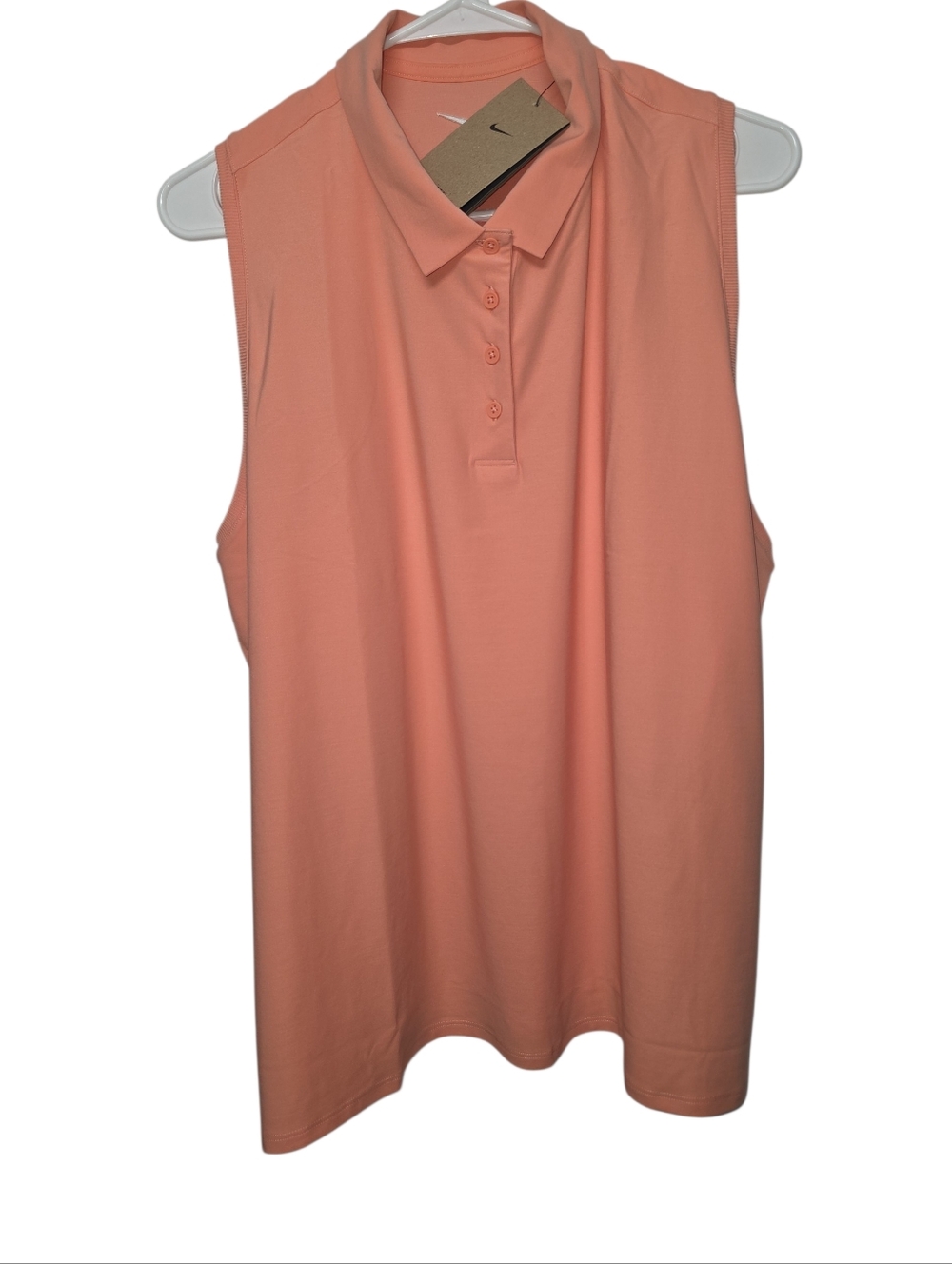 NWT!!! Nike Sleeveless Polo Top - Coral Pink
